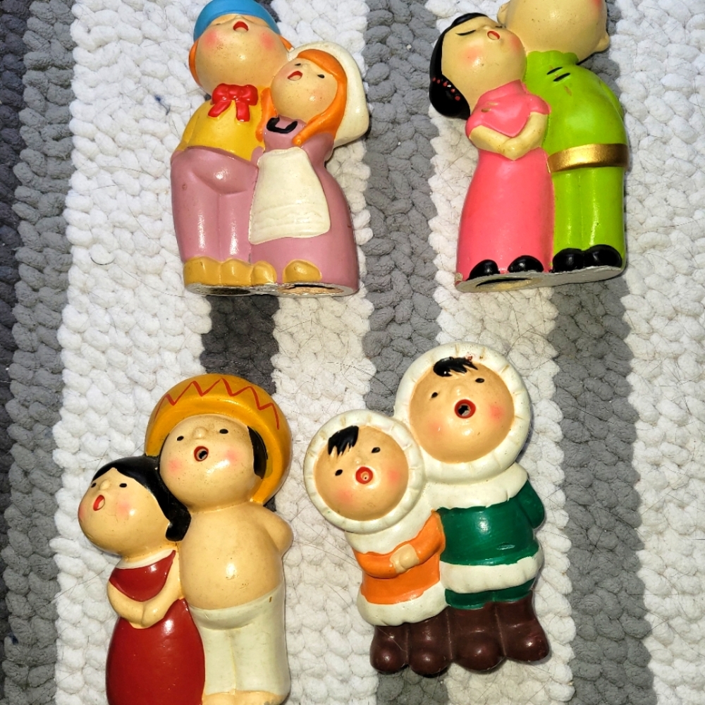Rare and Unique 1960s Chalkware Figures